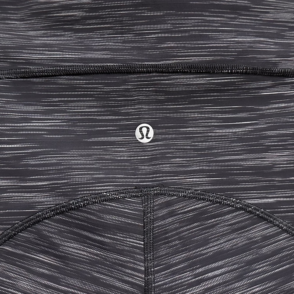 Lululemon Power Thru High-Rise Tights 25" in Heathered Black - Picture 7 of 9